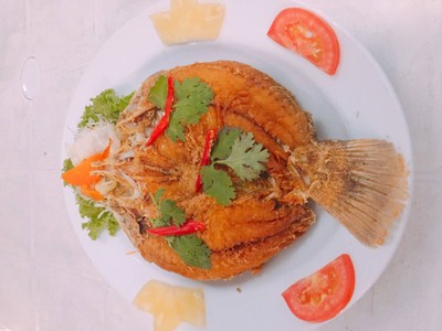 ปลากระพงทอดน้ำปลา