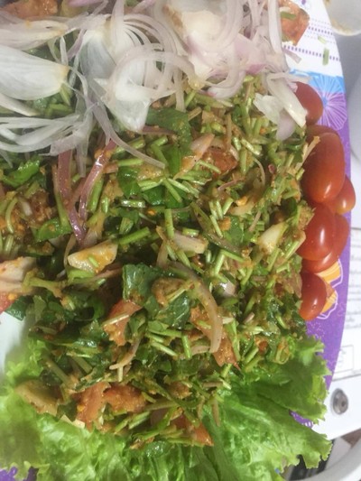 วิธีทำ ยำใบบัวบก วิธีทำ ยำใบบัวบก
