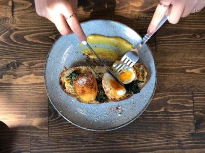 เมนูของร้าน Blue Dye Cafe Sukhumvit 36