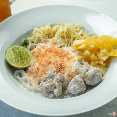 เมนูของร้าน ข้าวแช่ บ้านวรรณโกวิท