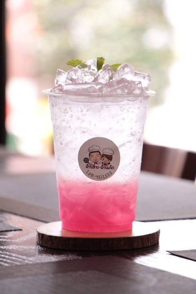 น้ำลิ้นจี่โซดาหวานหอมจัง