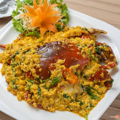 เมนูของร้าน สมพงศ์ซีฟู้ด ปากน้ำ สมุทรปราการ