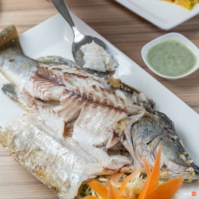 เมนูของร้าน สมพงศ์ซีฟู้ด ปากน้ำ สมุทรปราการ