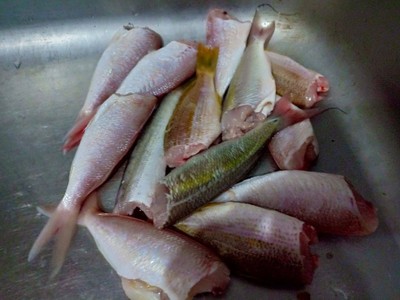 วิธีทำ ปลาแดงทอดขมิ้น