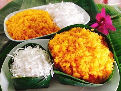 วิธีทำ 🍒#ขนมขี้หนูเนื้อตาล(ขนมทราย,ขนมละอองฟ้า)