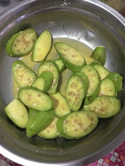 วิธีทำ “มะเขือยาวชุปไข่"