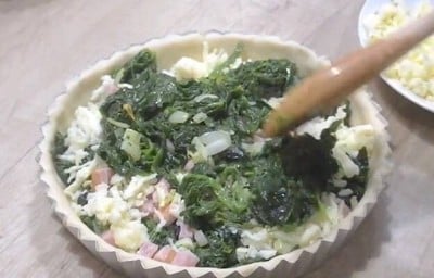 วิธีทำ Quiche ผักโขม วิธีทำ Quiche ผักโขม