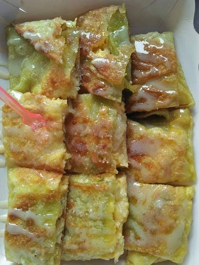 โรตีกล้วย (แป้งใบเตย)