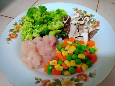 วิธีทำ ข้าวผัด 5 สหาย