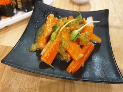 ยำปูอัด (Thai Kani Salad)