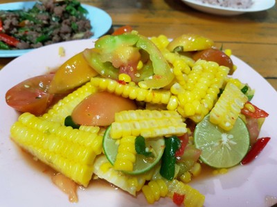 ตำข้าวโพด