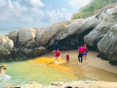 กินลม ชมวิว กะเทาะหอย ดูปะการัง เกาะกวางจันทบุรี 