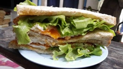 แซนวิชไข่ดาว แซนวิชไข่ดาว