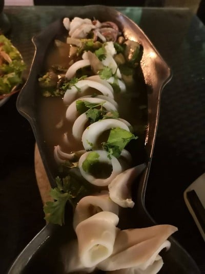 หมึกนึ่งมะนาว