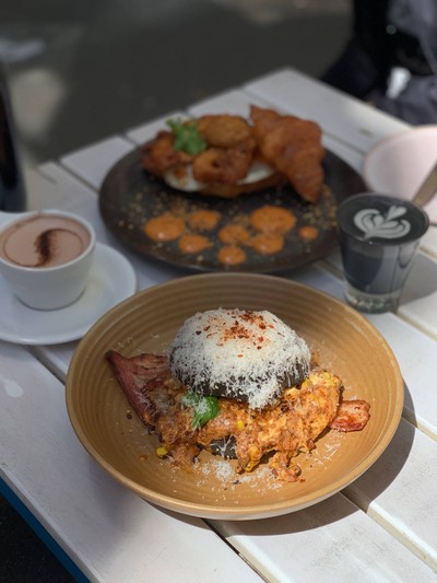 Double Cheese Chili Scrambled Egg ($21.59AUD ~490฿)