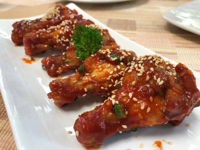 ไก่ทอดซอสเกาหลี (ไก่บอนชอน)