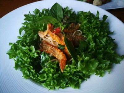 สปาเก็ตตี้ผัดปลาสลิด