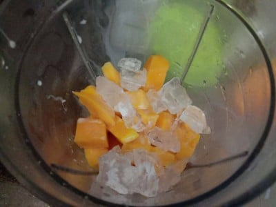 วิธีทำ น้ำมะม่วงปั่น (Mango Smoothies)