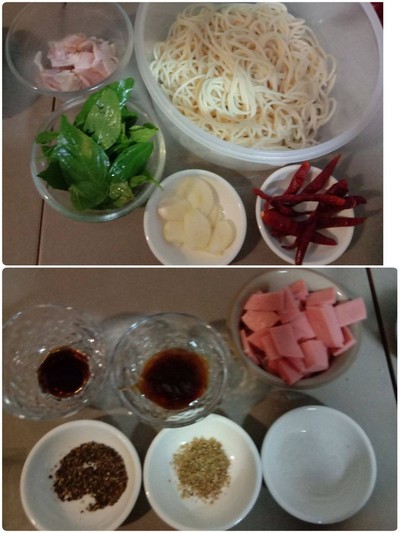 วิธีทำ สปาเก็ตตี้ผัดพริกแห้งเบคอน วิธีทำ สปาเก็ตตี้ผัดพริกแห้งเบคอน