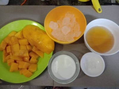 วิธีทำ น้ำมะม่วงปั่น (Mango Smoothies) วิธีทำ น้ำมะม่วงปั่น (Mango Smoothies)