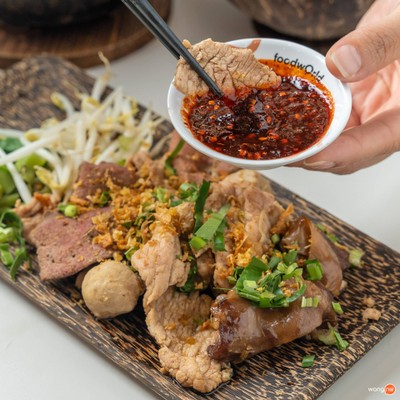 เมนูของร้าน ก๋วยเตี๋ยวเรือระยอง ต้นตำหรับ centralwOrld