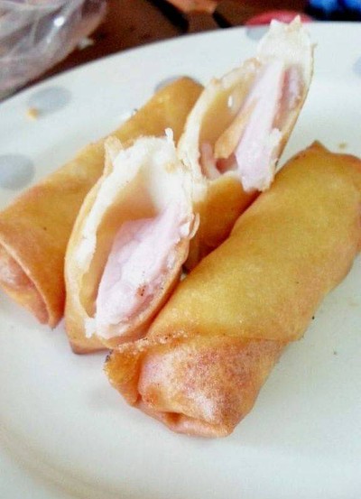 ปอเปี๊ยะแฮมชีส