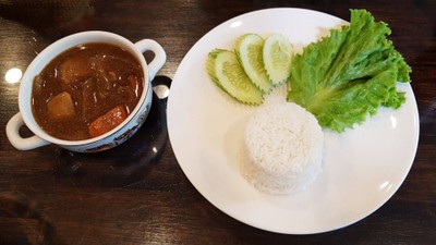 ข้าวสตูไก่อบซอสเกาหลี