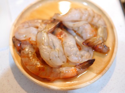 วิธีทำ หน่อไม้ฝรั่งผัดกุ้ง