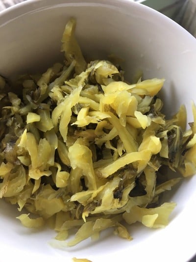 วิธีทำ ผักกาดดองผัดไข่ วิธีทำ ผักกาดดองผัดไข่