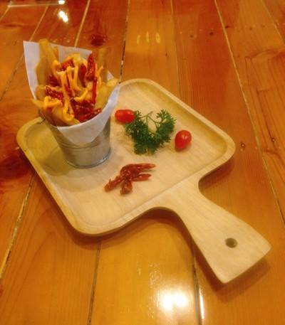 วิธีทำ เฟรนฟรายด์พริกทอดชีส วิธีทำ เฟรนฟรายด์พริกทอดชีส