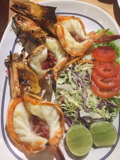 กุ้งลายเสือย่าง