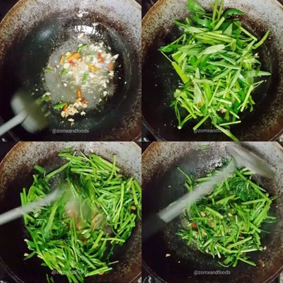 วิธีทำ ผัดผักบุ้งบ้านๆ