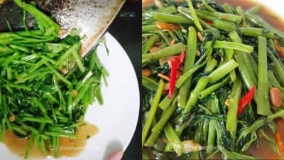 วิธีทำ ผัดผักบุ้งบ้านๆ