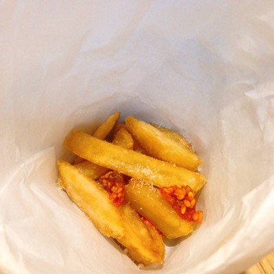 วิธีทำ เฟรนฟรายด์พริกทอดชีส วิธีทำ เฟรนฟรายด์พริกทอดชีส