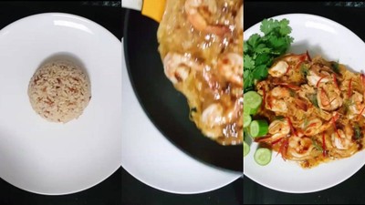 วิธีทำ ข้าวไข่ข้นกุ้งน้ำพริกเผา วิธีทำ ข้าวไข่ข้นกุ้งน้ำพริกเผา