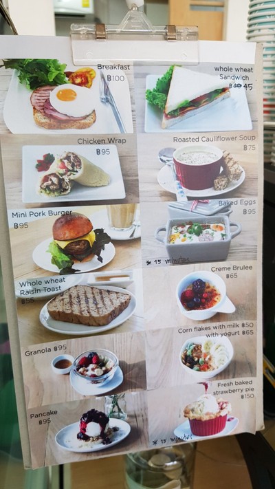 ป้ายราคาหรือสมุดเมนู