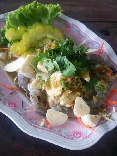 กุ้งมะนาวแช่น้ำปลา