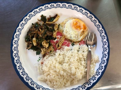 กระเพาะปู+ปลาหมึก