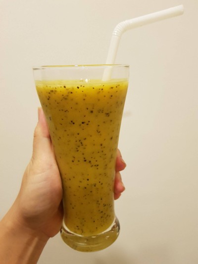 วิธีทำ เสาวรสมะม่วงน้ำผึ้งปั่น 🍹