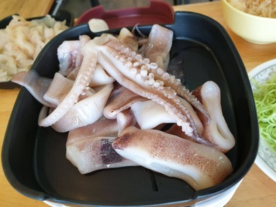 ปลาหมึกสด
