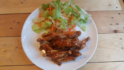 ปีกไก่เหล้าแดง