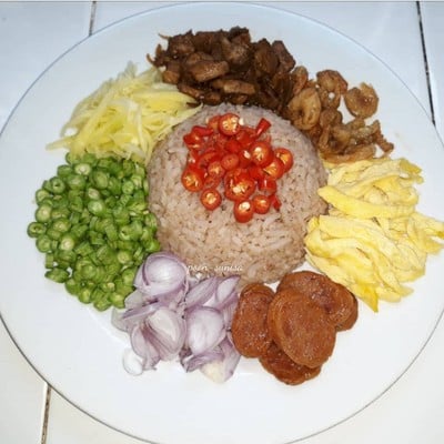 วิธีทำ ข้าวคลุกกะปิหมูหวาน วิธีทำ ข้าวคลุกกะปิหมูหวาน