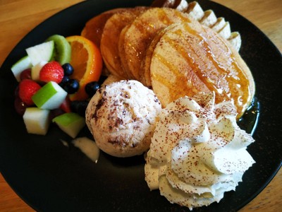 แพนเค้กผลไม้รวม