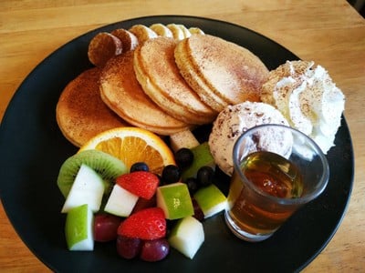 แพนเค้กผลไม้รวม