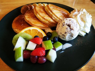 แพนเค้กผลไม้รวม