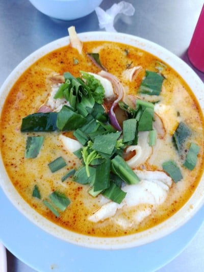 ต้มยำปลากระพง