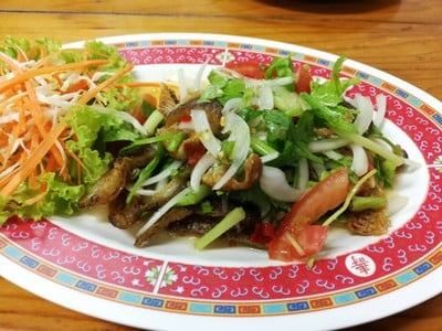 ยำปลาสลิด(เล็ก)