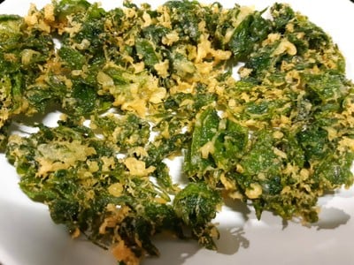 วิธีทำ ยำผักหวานกรอบกุ้งสด