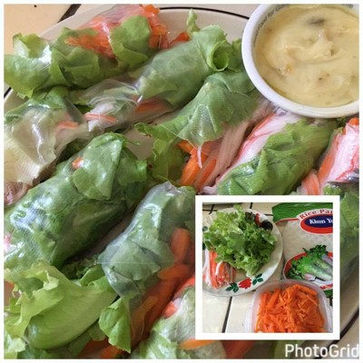 วิธีทำ สลัดโรล-ปูอัด