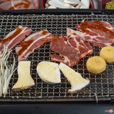 เมนูของร้าน iHere yakiniku shabu หอการค้า